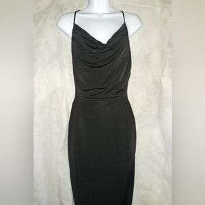 Fashion Nova Lil Strappy Black Dress